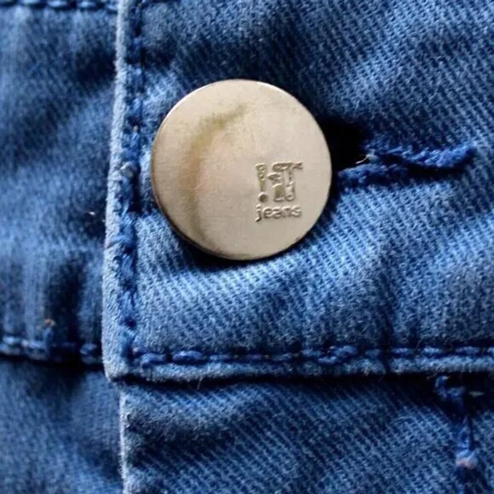 !iT Los Angeles Diva Royal Blue Stretch Jeans Size 10-12 Boutique Brand - Picture 10 of 10